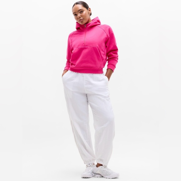 NWT Athleta 2X Easy Fleece 1/2 Zip Hoodie - Picture 7 of 12